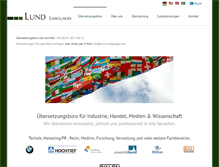 Tablet Screenshot of lund-languages.com